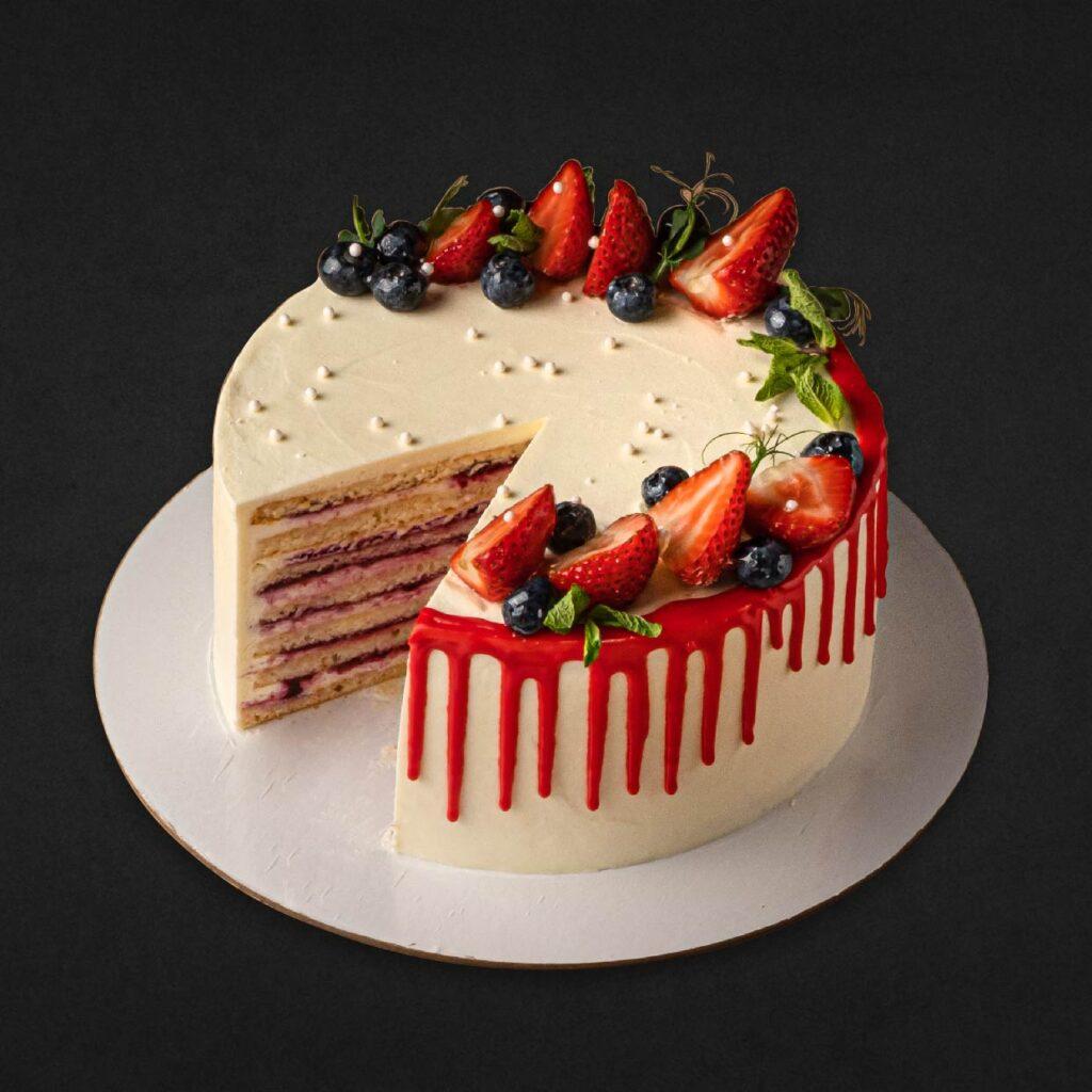 Торт «Вишня в карамели»